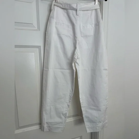 Kate Spade Poplin white cropped pants size 0 - Picture 8 of 12